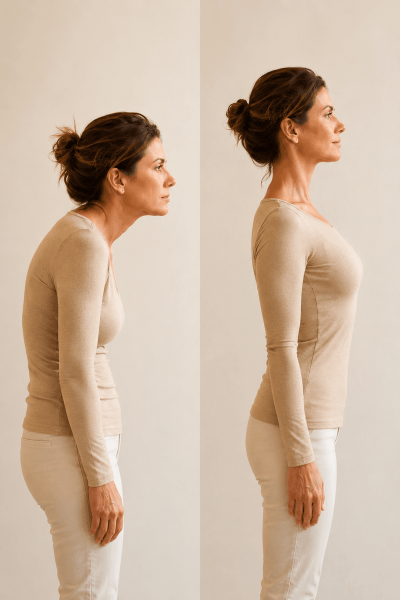 Before and after comparison